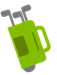Golf bag icon
